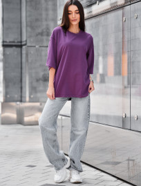 Koszulka Staff ri viola oversize
