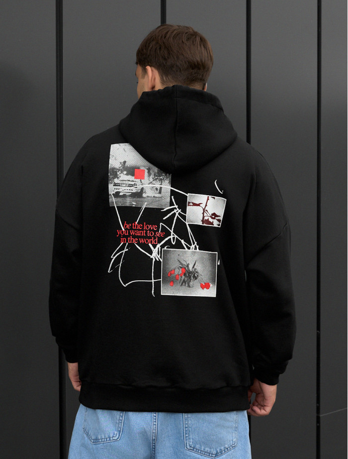 Bluza Staff be the love oversize