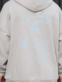 Bluza Staff birds oversize