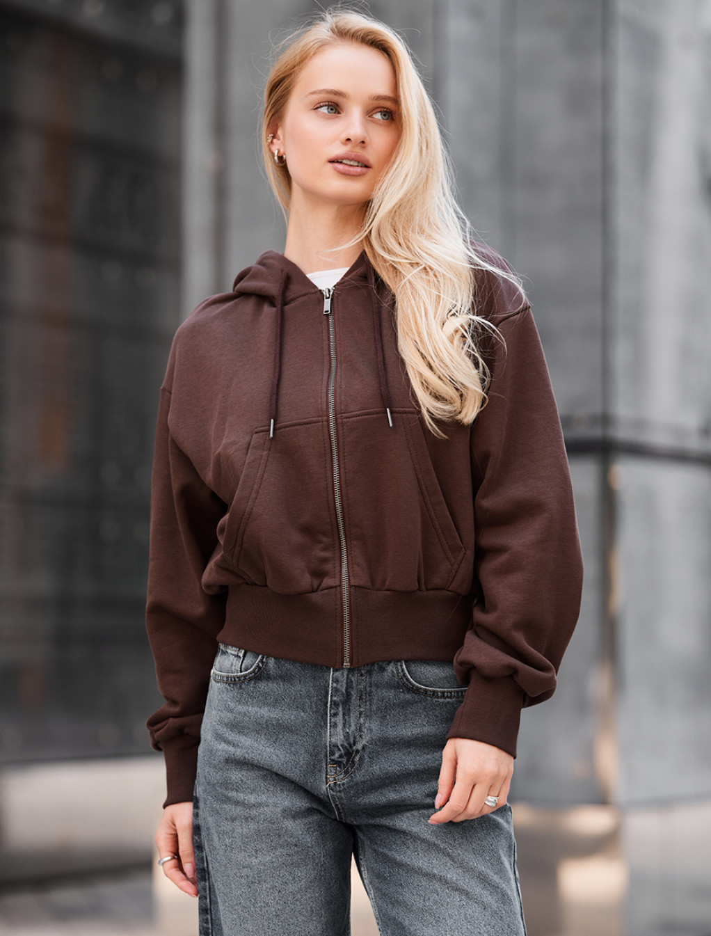 Bluza damska Staff oli brown
