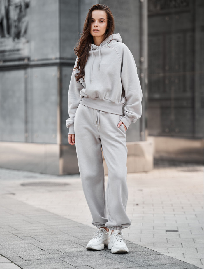 Dres Staff meg light gray fleece