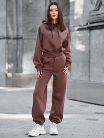 Dres Staff meg brown fleece
