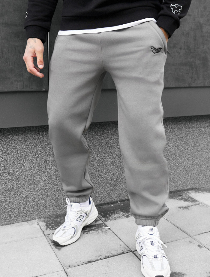 Spodnie sportowe Staff pul gray fleece