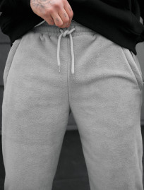 Spodnie Staff pul light gray fleece