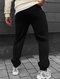 Spodnie ocieplane Staff pul black fleece
