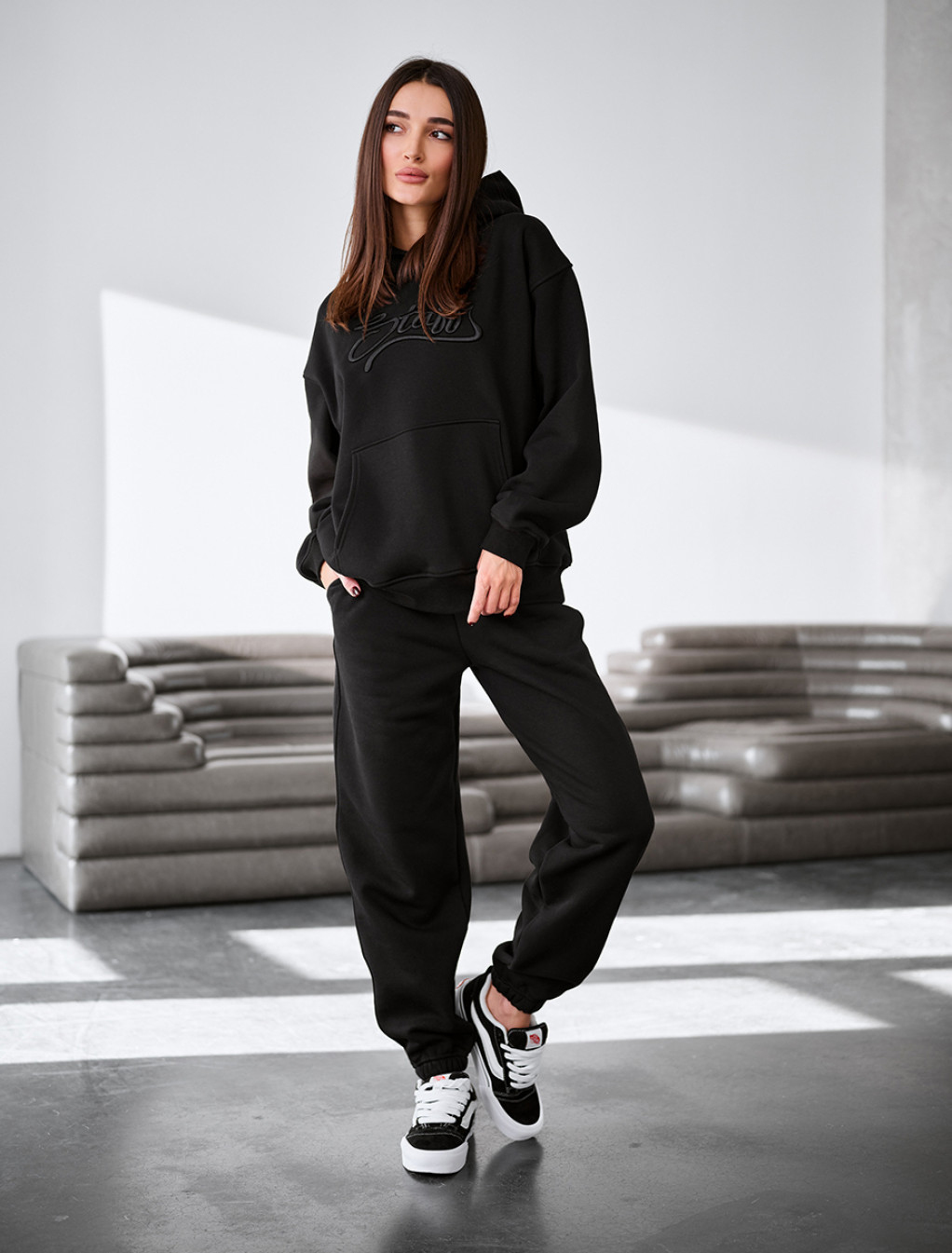 Dres Staff nex black oversize fleece