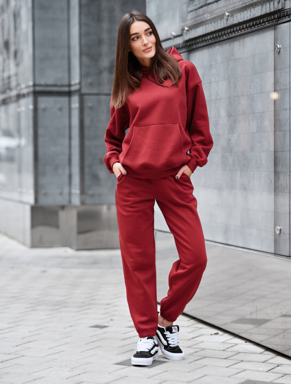 Dres Staff nex bordo oversize fleece