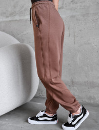 Spodnie dresowe Staff of brown fleece