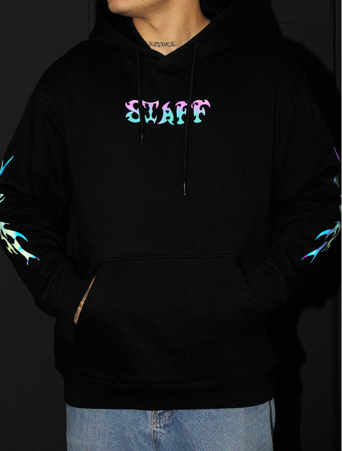 Bluza Staff logo reflective oversize