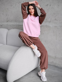 Dres damski Staff all brown & pink