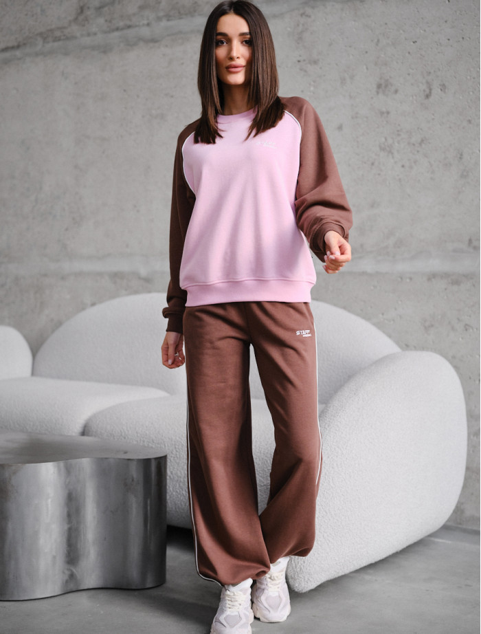 Dres damski Staff all brown & pink