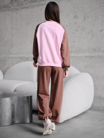 Dres damski Staff all brown & pink