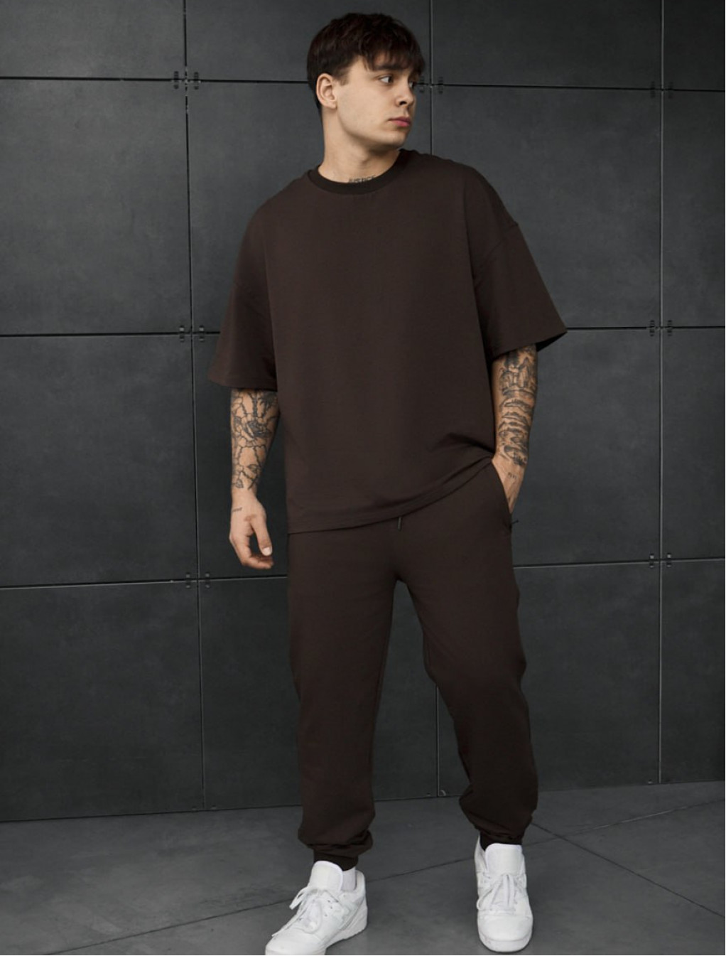 Dres Staff qix dark brown oversize premium