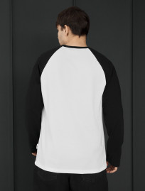 Longsleeve Staff su reglan black & white