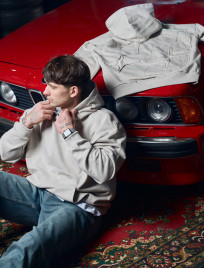 Bluza Staff S light gray oversize