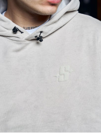 Bluza Staff S light gray oversize