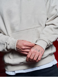 Bluza Staff S light gray oversize