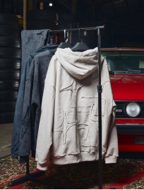 Bluza Staff S light gray oversize