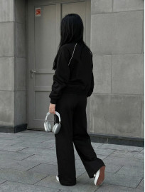 Dres Staff fid black zip reflective oversize