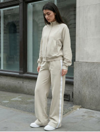 Dres Staff fid light gray zip reflective oversize