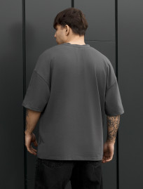 Koszulka Staff dark gray oversize