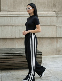 Spodnie Staff han black & white