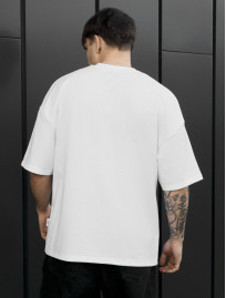 Koszulka Staff logo white oversize