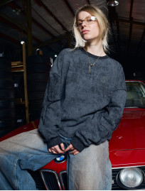 Bluza Staff S dark gray oversize