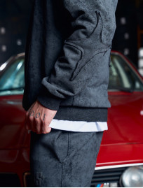 Bluza Staff S dark gray oversize