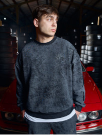 Bluza Staff S dark gray oversize