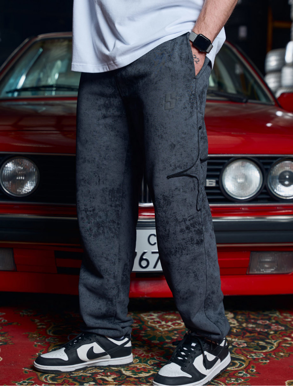 Spodnie dresowe Staff S dark gray