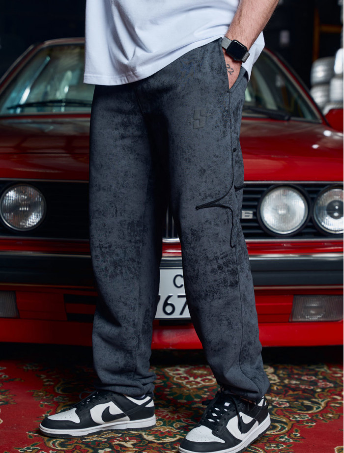 Spodnie dresowe Staff S dark gray