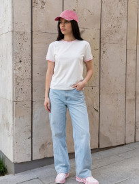 Koszulka Staff oe white & pink