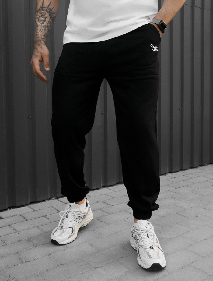 Spodnie Staff logo black