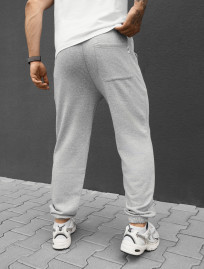 Spodnie Staff logo gray melange
