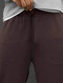 Spodnie Staff logo brown