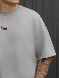 Koszulka Staff logo gray oversize