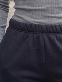 Spodnie dresowe Staff ki dark gray logo fleece