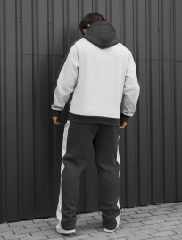 Dres Staff cor dark gray & light gray fleece