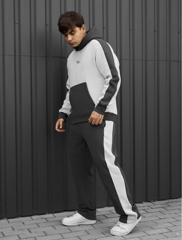 Dres Staff cor dark gray & light gray fleece