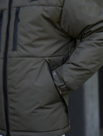 Kurtka zimowa Staff br dark khaki logo