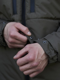 Kurtka zimowa Staff br dark khaki logo