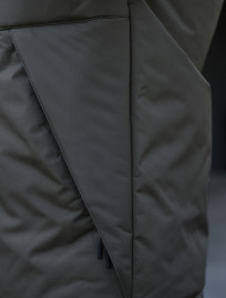 Kurtka zimowa Staff br dark khaki logo