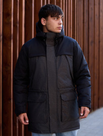 Parka zimowa Staff to black & graphite