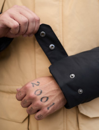 Parka zimowa Staff to black & beige
