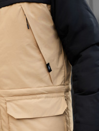 Parka zimowa Staff to black & beige