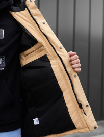 Parka zimowa Staff to black & beige
