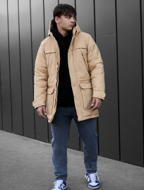 Parka zimowa Staff to beige