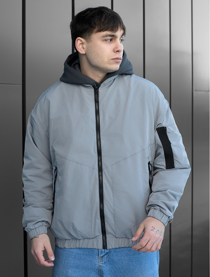 Bomber Staff ray gray oversize