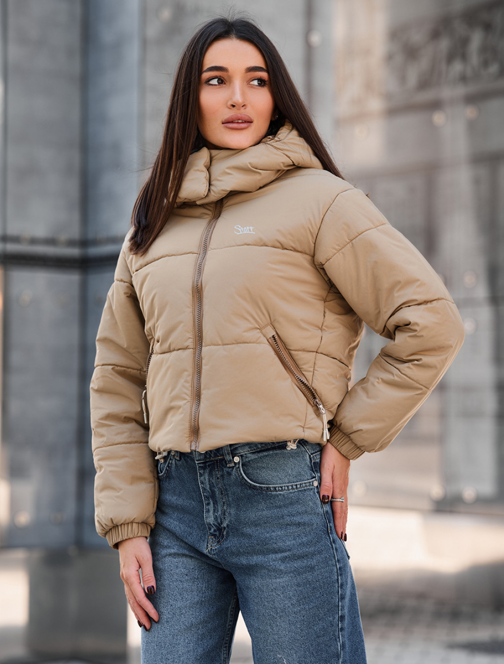 Kurtka Staff duxo brown olive